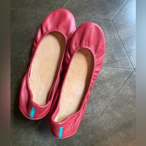 Cardinal Red Tieks Ballet Flats